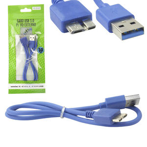 Cabo USB 3.0 Am Micro Para HD Externo E Derivados 0,50 centímetros XC-CD-43 X-CELL