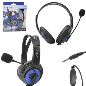 Headphone Gamer Com Microfone Preto FON-8619 INOVA