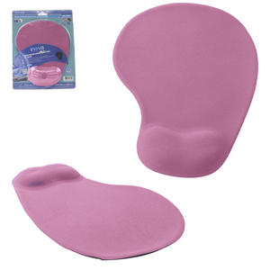 Mouse Pad Com Apoio Espuma Rosa MP-7433 INOVA