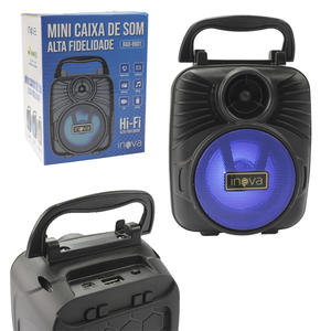 Mini Caixa De Som Bluetooth 8W Azul RAD-8601 INOVA