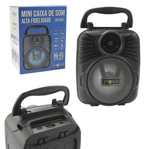 Mini Caixa De Som Bluetooth 8W PRETO RAD-8601 INOVA