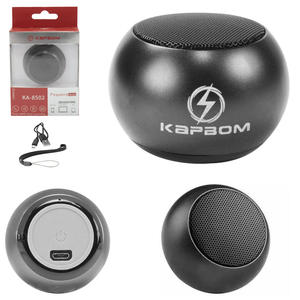 Caixa De Som Bluetooth Mini Speaker 3w Preto KA-8502 KAPBOM