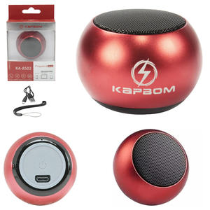 Caixa De Som Bluetooth Mini Speaker 3w Vermelho KA-8502 KAPBOM