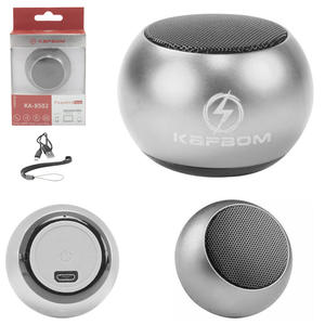 Caixa De Som Bluetooth Mini Speaker 3w Cinza KA-8502 KAPBOM