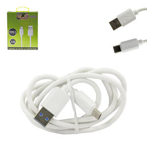 Cabo USB-C 1 Metro USB 2.0 Branco X-CELL XC-XD-75 XC-XD-75 X-CELL