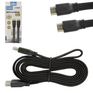 Cabo HDMI 1.4 4k Macho Para Macho Achatado 2 Metros LT-HD009 LOTUS