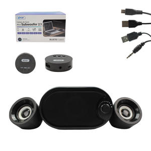 Caixa De Som Mini Subwoofer 2.1 Usb/Sd/Bluetooth 11W Com Controle KP-6018BH KNUP