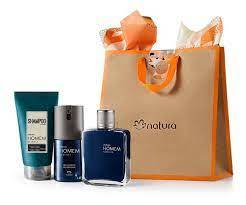 PRESENTE NATURA HOMEM ESSENCE (SHOWER GEL + SABONETE EM BARRA + PARFUM ESSENCE ) 822400 NATURA