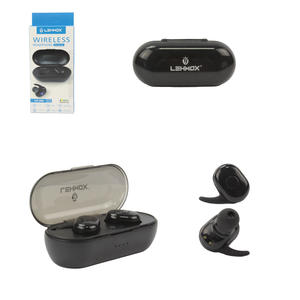 Fone De Ouvido Bluetooth 5.0 Tws Preto Anatel LE-360 LEHMOX