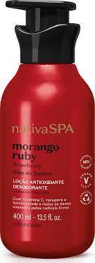 NATIVA SPA HIDRATANTE MORANGO RUBY 400ML 014286 O BOTICARIO