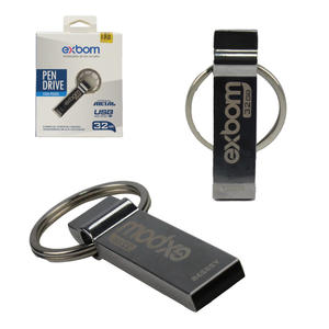 Pen Drive 32Gb Compacto Com Acabamento Em Metal STGD-PD32G EXBOM