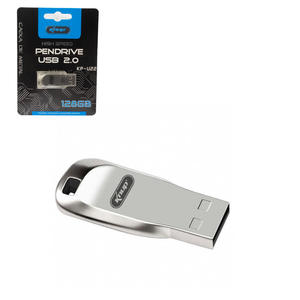 Pen Drive 128Gb Com Acabamento Em Metal Usb 2.0 KP-U22 KNUP