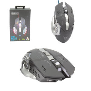 Mouse Gamer Com 6 Botões 4800 DPI RGB 7 Cores Cabo Usb 1.5 Metros Com Filtro E Malha MS-G280 EXBOM