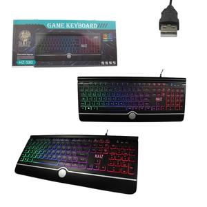 Teclado Gamer Rgb Ultra-Fino Usb 2.0 HZ-580 HAIZ HZ-580 HAIZ