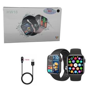 Smartwatch hw16 original 44mm com bluetooth relógio inteligente à prova d'água Relógio GENERICO