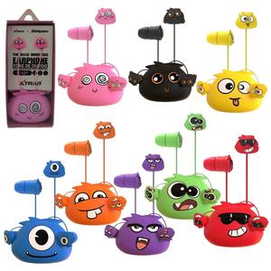 Fone De Ouvido Intra Auricular Com Fio 1.2 Metros Infantil Jellie Monsters Sortido LC-869 XTRAD