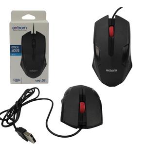 Mouse Óptico De Alta Definição Com Fio 1200 DPI E Cabo De 1,50M MS-71 EXBOM