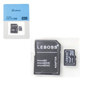 Cartão De Memória MicroSD 16GB LEBOSS LB-M02 LEBOSS