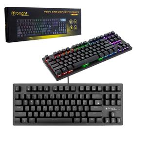 Teclado Mecânico Compact Iluminação Em LED Teclas Anti Ghosting Alta Resistência GTC559 BRIGHT