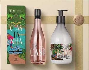 PRESENTE NATURA MÃES 2023 EKOS CASTANHA - HIDRATANTE 400ML + COLONIA 150ML 126581 NATURA