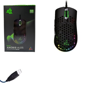 Mouse Gamer Com Fio Anúbis Óptico DPI 12800 KP-MU015 KNUP