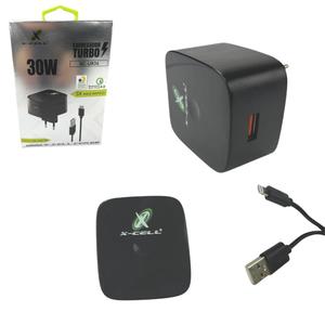 Carregador Turbo para iphone 4.0 30W Entrada 50-60hz Saida 12v-18w XC-UR36 X-CELL