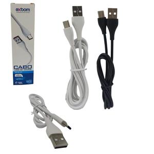 Cabo De Dados USB Para USB-C 1Metro 2400mA CBX-U2C14TC EXBOM