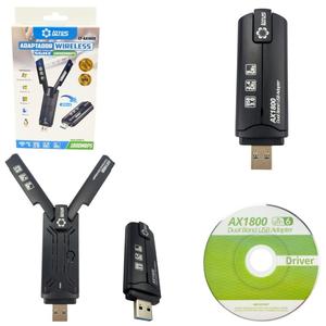 Adaptador Wireless Usb 3.0 Dual Band 5Ghz 1800Mbps LT-AX1800 LOTUS