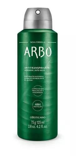 ARBO DESODORANTE SPRAY AEROSOL O BOTICARO 100ML 839605 O BOTICARIO