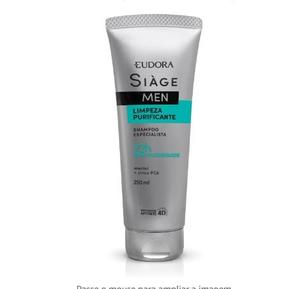 SIAGE MEN LIMPEZA PURIFICANTE SHAMPOO 250ML 522040 Eudora