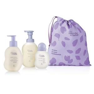 NATURA MMBB CONJUNTO MOMENTO SONO COMPLETO SABONETE EM ESPUMA 200ML, HIDRATANTE RELAXANTE 200ML E AGUA DE COLONIA 100ML MMBB NATURA