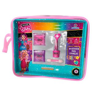 KIT BELEZA MAKE INFANTIL SORTIDAS MK-09 KIT BELEZA FASHION DE BRINQUEDO POLIBRINQ 794870 POLIBRINQ