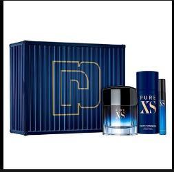 ESTOJO PURE XS PACO RABANNE1 EUA DE TOILETTE NATURAL SPRAY 100ml E 1 GEL DOUCHE 100ml 614011 BELLA FAMME