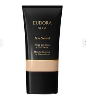 EUDORA GLAM SKIN CONTROL BASE LIQUIDA EFEITO MATE COR 50 30ml 506248 Eudora