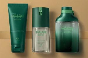 CONJUNTO KAIAK AVENTURA MASC NATAL 23 NATURA (ITENS;1 Desodorante colônia masculino 100 ml+1 Desodorante corporal masculino 100 ml+1 Gel 2 em 1 para barbear e pós-barba 100 g) 134852 NATURA