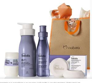 PRESENTE NATURA CONJUNTO ALGODAO (ITENS; DESODORANTE ROLL-ON+ BODY SPLASH+ HIDRATANTE CORPORAL TODODIA) 160842 NATURA