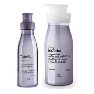 PRESENTE NATURA ALGODÃO (2) ITENS - CREME CORPORAL 400ML / BODY SPLASH 200ML ESTOJO ALGODAO NATURA