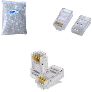 Conector EZ-Rj45 Macho Pacote Com 1000 Unidades Cat5E/6E CONT-RJ45V1K CONT-RJ45V1K EXBOM