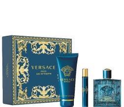 KIT VERSACE EROS MASCULINO 3 ITENS: EDP 100ml+ EDP 10ml+shower gel 150ml 889303 BELLA FAMME