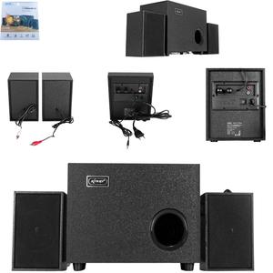 Caixa De Som Mini Subwoofer 2.1 25W RMS KP-RO809 KNUP