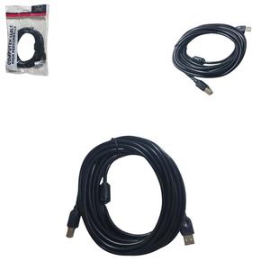 Cabo De Impressora Com Filtro USB 2.0 Macho Para Macho 5 Metros 3206 GENERICO