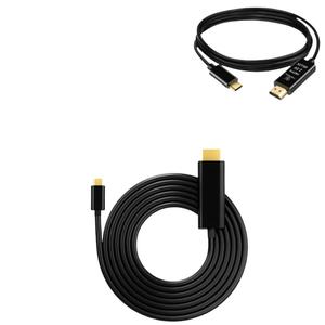 Cabo Hdmi Para TYPE-C 1.8 Metros 4K Sem Filtro e Sem Malha ANJ1019 GENERICO