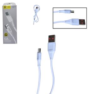 CABO TYPE-C PARA USB 1 METRO 6A S01T GENERICO