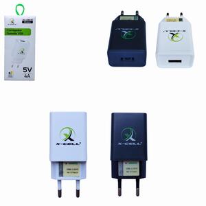 Carregador De Tomada 1 Saída USB 5V 4A Cores Sortidas XC-USB-10 X-CELL