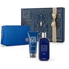 ESTOJO EGEO BLUE NATAL 2024 (3) ITENS. EGEO COLÔNIA 90ML - EGEO SHOWER GEL 100G - NECESSAIRE AZUL 584598 O BOTICARIO