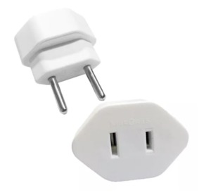 Adaptador Chato para Redando 10AH Branco Tomada GENERICO