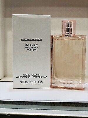 TESTER BURBERRY BRIT SHEER FOR HER 100ml 905239 BELLA FAMME