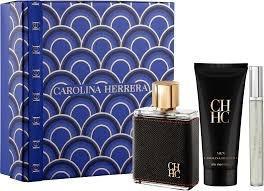 ESTOJO CAROLINA HERRERA CH MEN 3 ITENS BALM 100ML + EDT 100 + MINI EDT 10ML 092262 BELLA FAMME