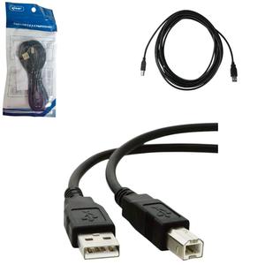 Cabo USB Para Impressora 2.0 3 Metros KP-5001 KNUP