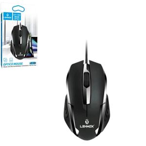 Mouse Optico Com Fio 3.0 USB 1600 DPI Com fio de 1.5m LEY-1504 LEHMOX